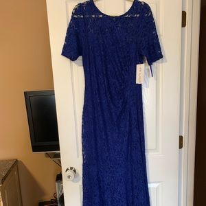 Brand New Blue maxi Dress Size 10